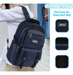 BALO TRUNG HỌC XBAGS DARK BLUE XB 3202 -  KIỂU DÁNG THỜI TRANG, ĐƯỜNG NÉT HOÀN HẢO, CHỐNG NƯỚC XỊN XÒ  BALO TRUNG HỌC XBAGS DARK BLUE XB 3202 -  KIỂU DÁNG THỜI TRANG, ĐƯỜNG NÉT HOÀN HẢO, CHỐNG NƯỚC XỊN XÒ