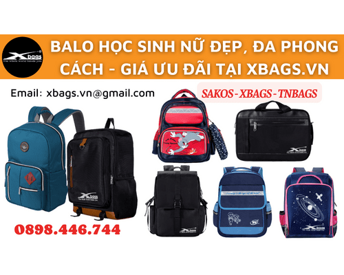 Balo học sinh nữ đẹp, đa phong cách - Giá ưu đãi tại Xbags.vn Balo học sinh nữ đẹp, đa phong cách - Giá ưu đãi tại Xbags.vn