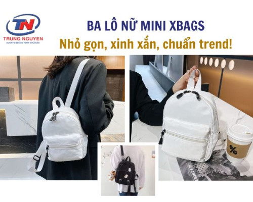 Ba lô nữ mini Xbags – Nhỏ gọn, xinh xắn, chuẩn trend! Ba lô nữ mini Xbags – Nhỏ gọn, xinh xắn, chuẩn trend!