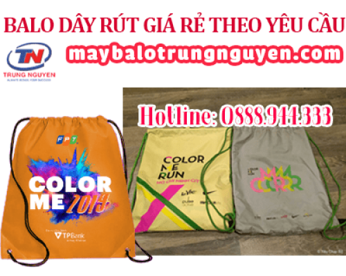 In balo dây rút theo yêu cầu tại Shop Balo đẹp Xbags In balo dây rút theo yêu cầu tại Shop Balo đẹp Xbags