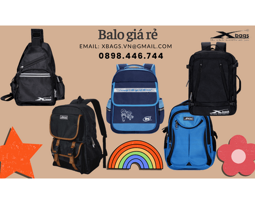 Balo giá rẻ, hàng hiệu, bảo hành chính hãng Xbags Balo giá rẻ, hàng hiệu, bảo hành chính hãng Xbags