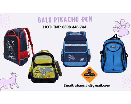 Balo pikachu đen – món quà hấp dẫn, thú vị cho mọi người Balo pikachu đen – món quà hấp dẫn, thú vị cho mọi người