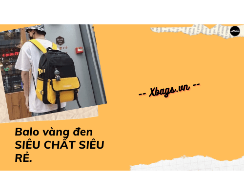 Balo vàng đen SIÊU CHẤT SIÊU RẺ. Xbags.Vn|CHUYÊN BALO-TÚI XÁCH–VALI ĐẸP Balo vàng đen SIÊU CHẤT SIÊU RẺ. Xbags.Vn|CHUYÊN BALO-TÚI XÁCH–VALI ĐẸP