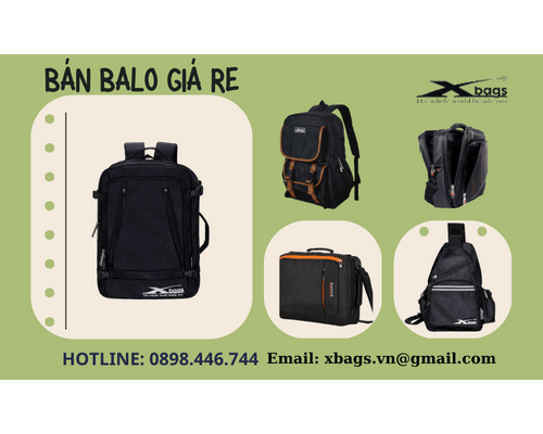Địa chỉ bán balo giá rẻ - cửa hàng phân phối balo chính hãng Xbags Địa chỉ bán balo giá rẻ - cửa hàng phân phối balo chính hãng Xbags