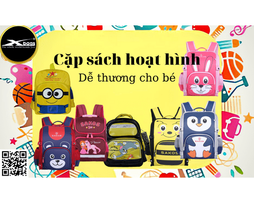Những chiếc cặp sách hoạt hình dành cho bé Những chiếc cặp sách hoạt hình dành cho bé