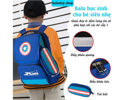 Cặp sách học sinh nam cấp 1 cao cấp, đa dạng mẫu mã tại Xbags Cặp sách học sinh nam cấp 1 cao cấp, đa dạng mẫu mã tại Xbags