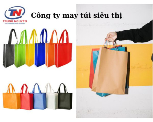 Công ty may túi siêu thị sản xuất theo dây chuyền giá rẻ - Xbags Công ty may túi siêu thị sản xuất theo dây chuyền giá rẻ - Xbags