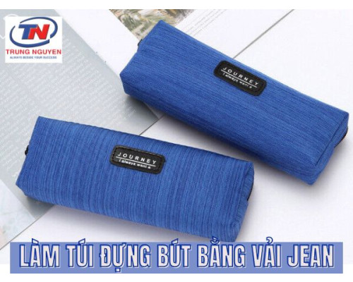 Làm túi đựng bút bằng vải jean số lượng lớn - Xbags Làm túi đựng bút bằng vải jean số lượng lớn - Xbags