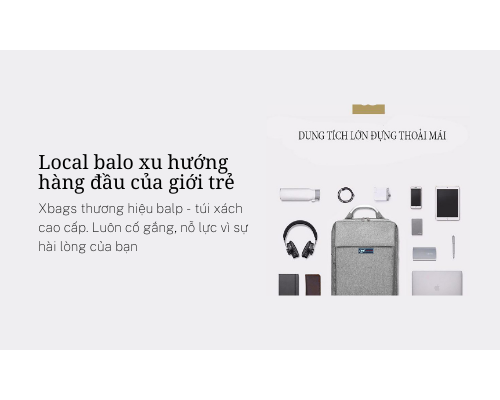 Local balo xu hướng hàng đầu của giới trẻ hiện nay.  Local balo xu hướng hàng đầu của giới trẻ hiện nay.