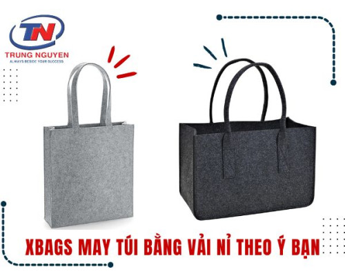 Xbags may túi bằng vải nỉ theo ý bạn Xbags may túi bằng vải nỉ theo ý bạn