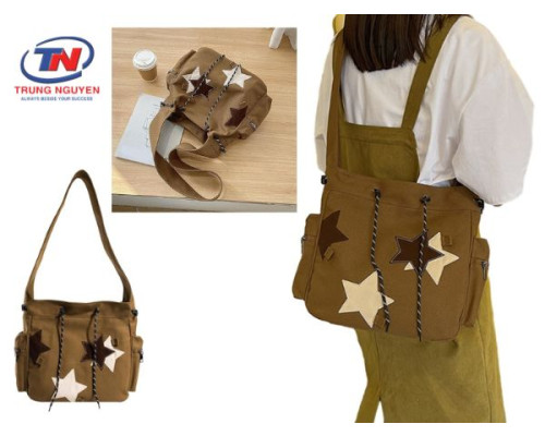 May túi đeo chéo bằng vải nỉ: Xbags thể hiện cá tính độc đáo May túi đeo chéo bằng vải nỉ: Xbags thể hiện cá tính độc đáo