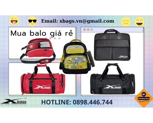Mua balo giá rẻ chính hãng tại TPHCM, Hà Nội Xbags Mua balo giá rẻ chính hãng tại TPHCM, Hà Nội Xbags