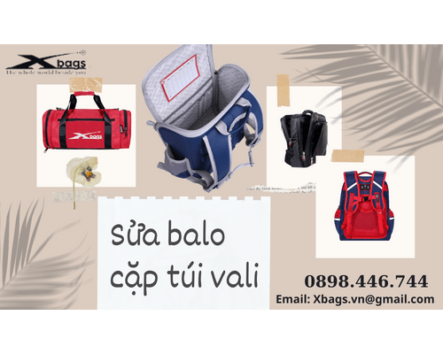 Sửa balo cặp túi vali – shop balo Xbags Sửa balo cặp túi vali – shop balo Xbags