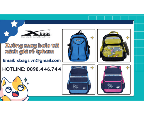 Xưởng may balo túi xách giá rẻ tphcm | Thương hiệu Xbags Xưởng may balo túi xách giá rẻ tphcm | Thương hiệu Xbags